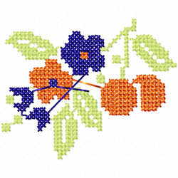 Cross Stitches Embroidery Design 10